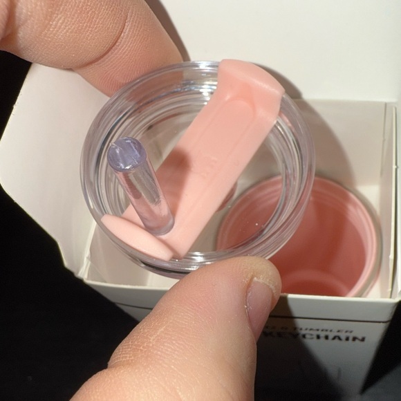 Stanley Pink and Red Tumbler Keychain - Picture 8 of 9